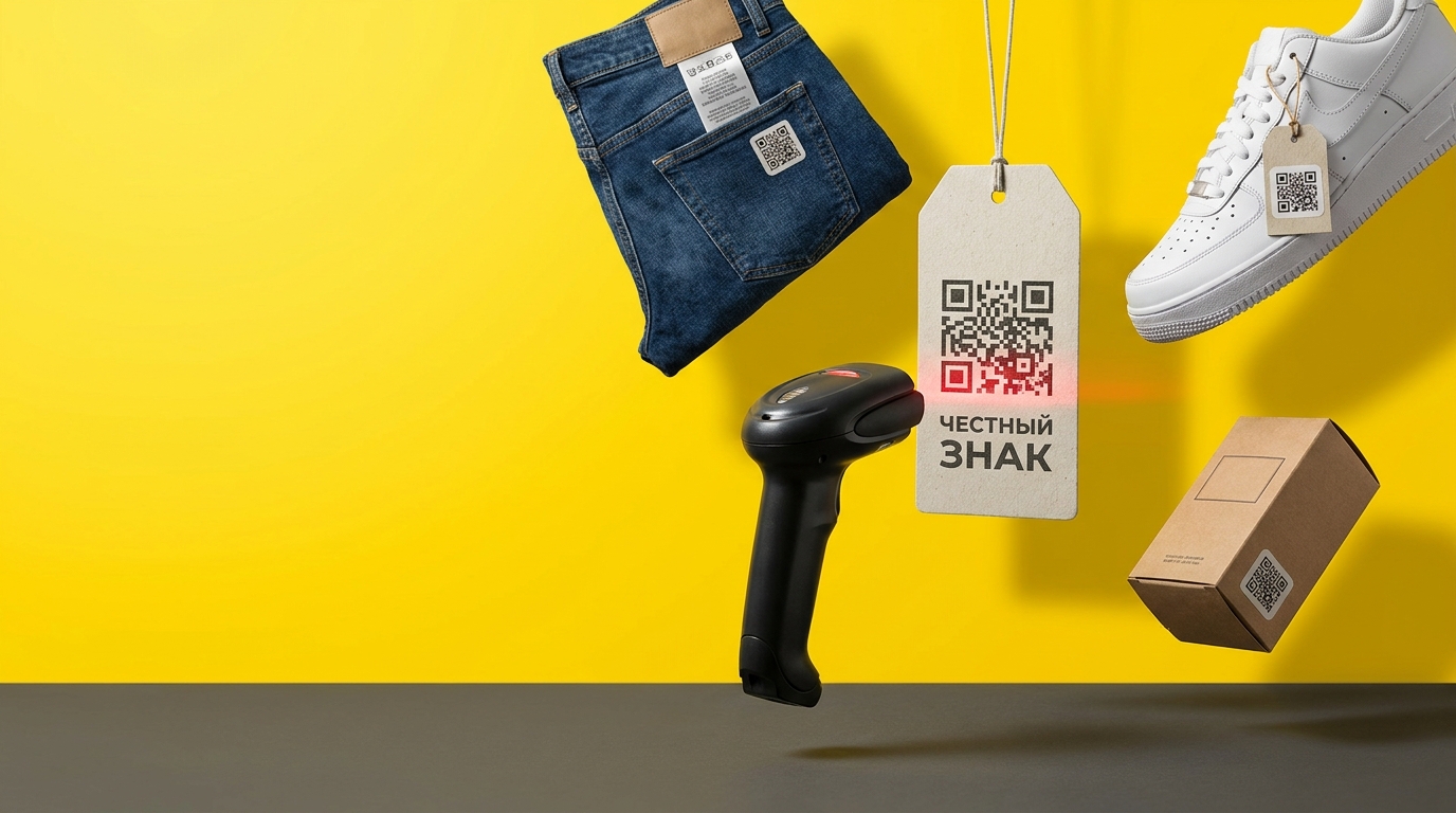 Сканирование DataMatrix-кода Честного Знака